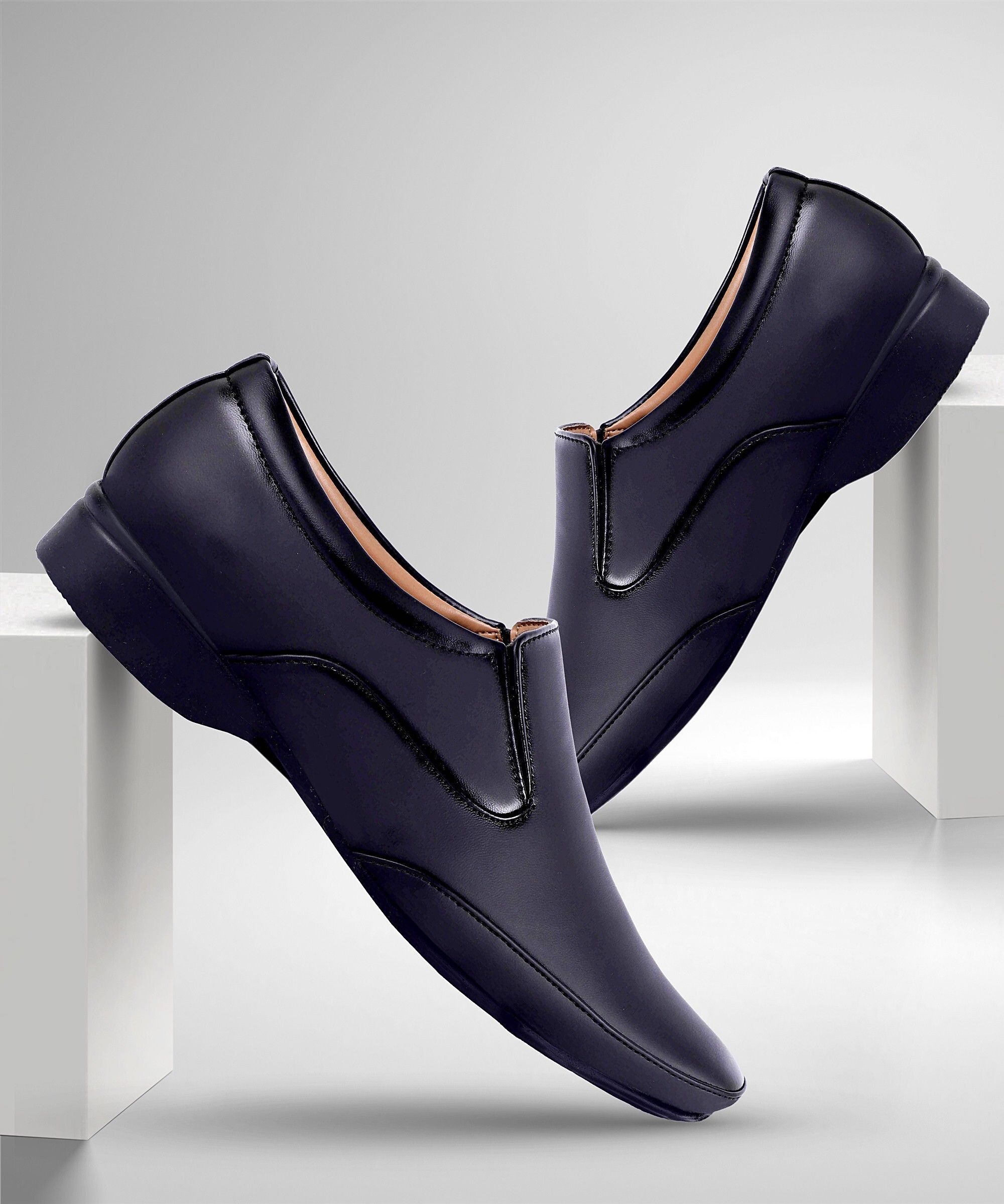 Men and stylish comfortable black color formal shoe Slip On For Men-image-16