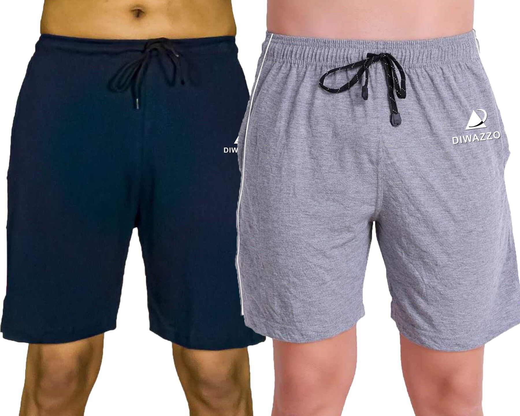 diwazzo Pack of 2 Printed Men Multicolor Sports Shorts-picture-19