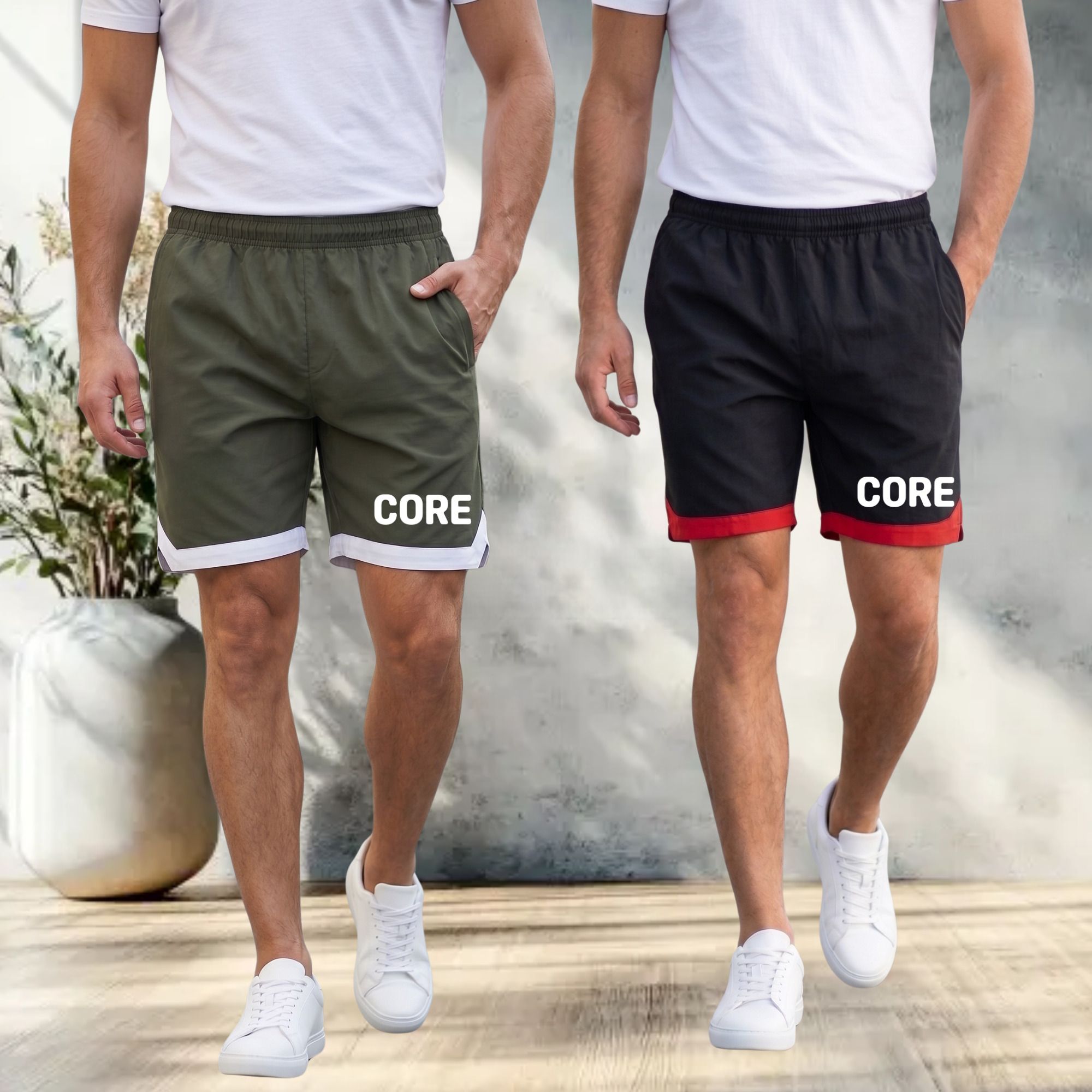 tthe dreams Pack of 2 Solid Men Dark Green, Black Gym Shorts, Sports Shorts, Regular Shorts, Running Shorts, Casual Shorts-picture-46