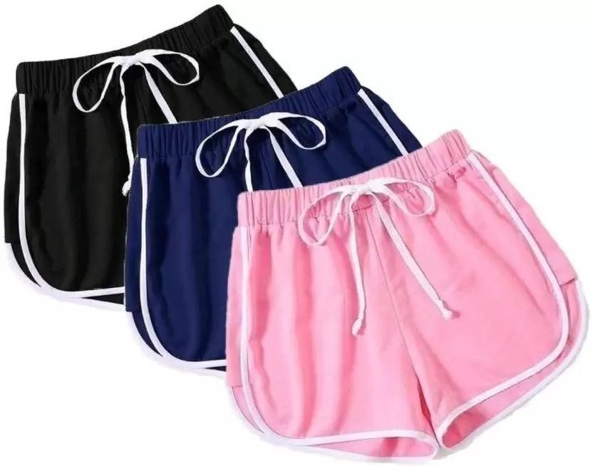 Striped Women Multicolor Hotpants