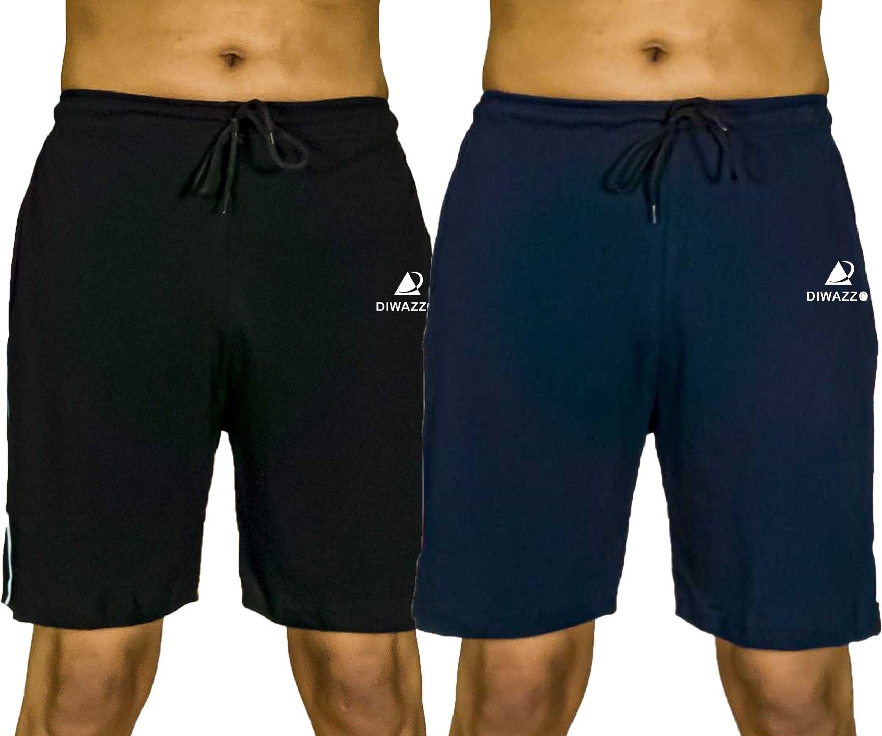 diwazzo Pack of 2 Printed Men Multicolor Sports Shorts-picture-25