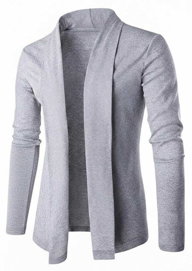 Men Straight Full Sleeve Black Shrug