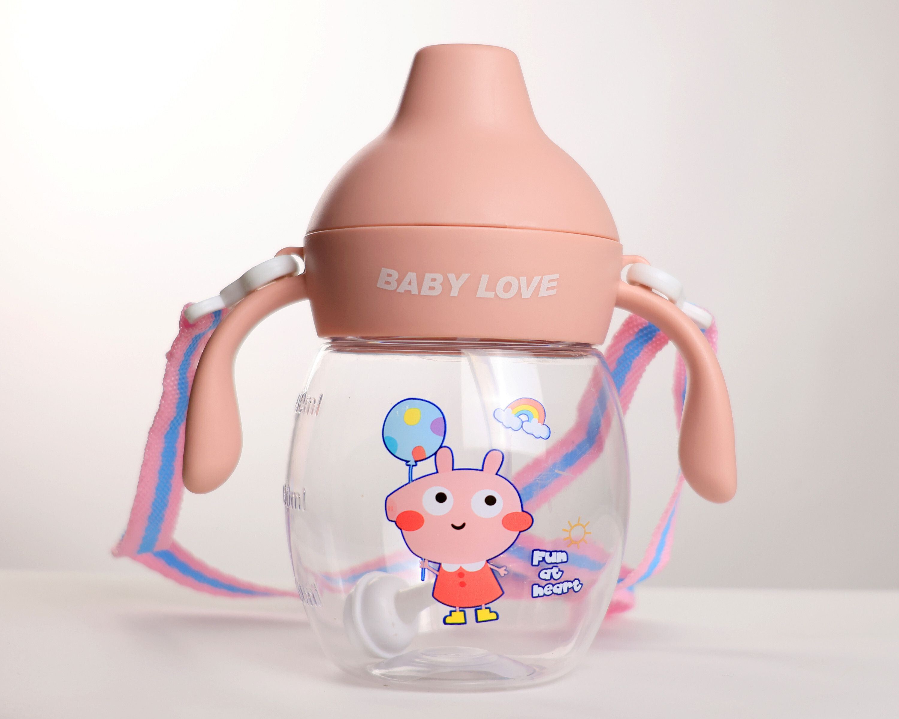 The Little Bunny Sipper Bottle With Straw Pipe for Kids 350ml