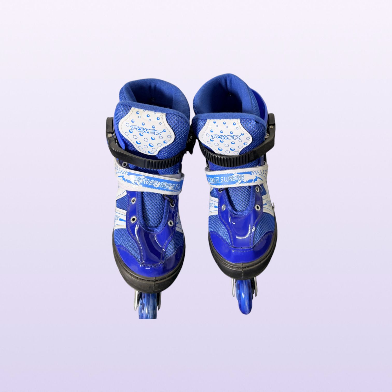 Kids Roller Skates with Easy Size Adjustment Feature Blue In-line Kids Size 3C UK - 9C UK-image-39
