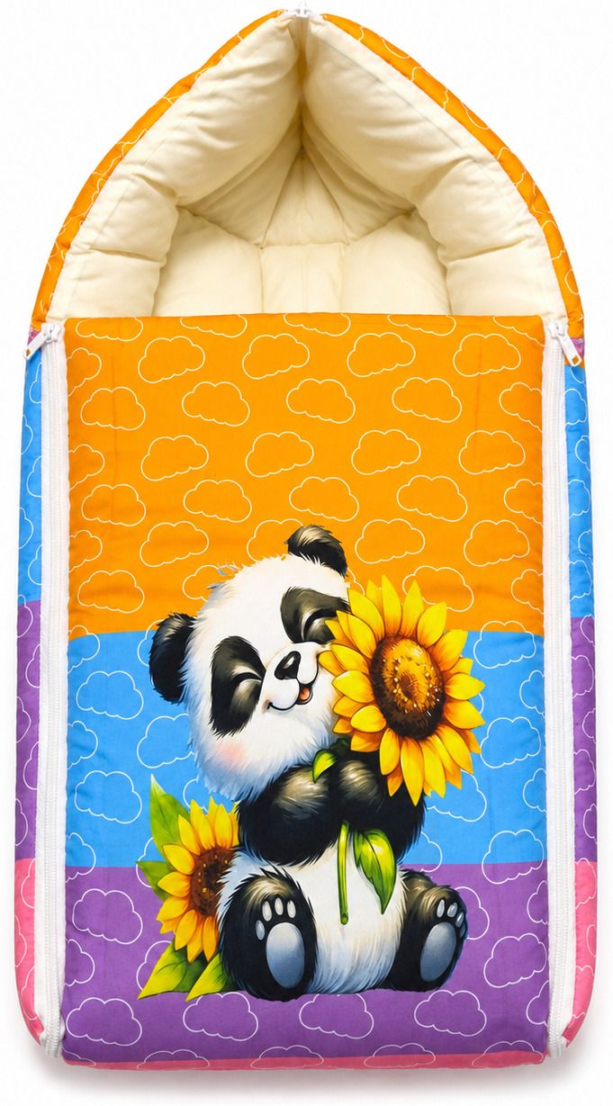 kajaru Cotton Printed 3-in-1 Baby Sleeping Bag & Carry Nest | 0–6 Months, Unisex Sleeping Bag-picture-29