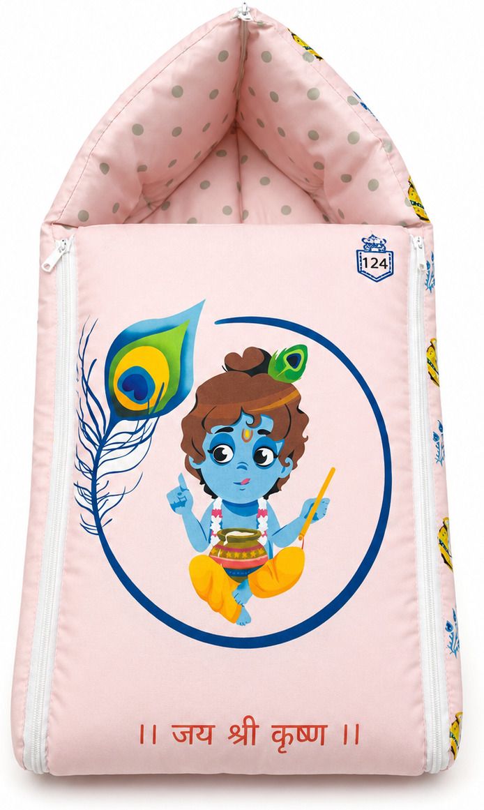 kajaru Cotton Printed 3-in-1 Baby Sleeping Bag & Carry Nest | 0–6 Months Sleeping Bag-picture-27