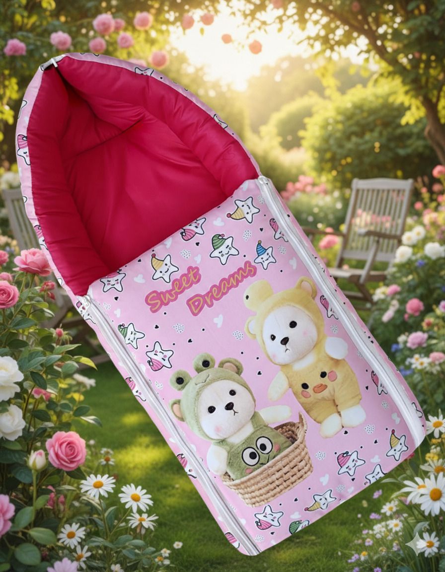 sejal Baby Desire 3 in 1 Baby Bed, Baby Bedding for New Born, Cotton Sleeping Bag Sleeping Bag-picture-16