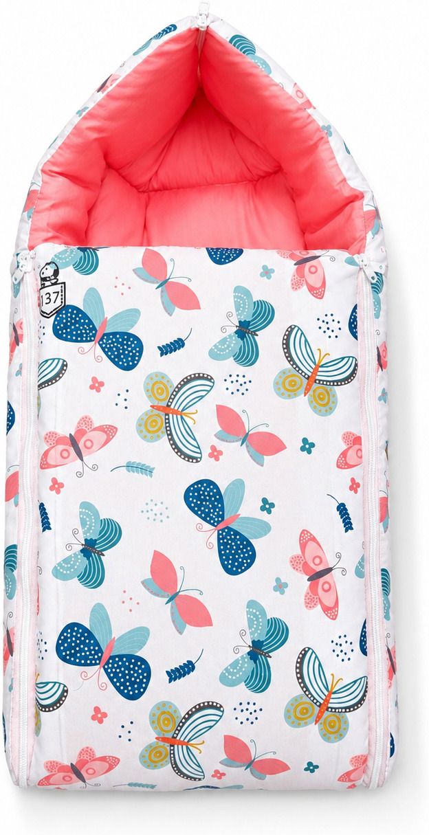 kajaru Cotton Printed 3-in-1 Baby Sleeping Bag & Carry Nest | 0–6 Months, Unisex Sleeping Bag-picture-22