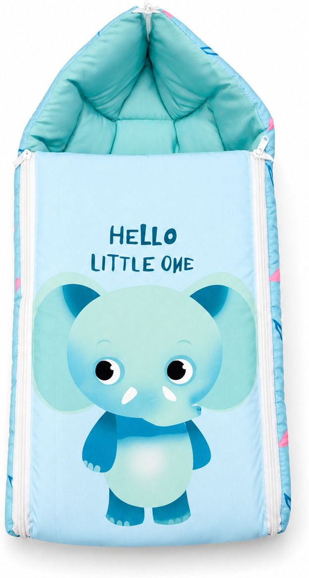 kajaru Cotton Printed 3-in-1 Baby Sleeping Bag & Carry Nest | Unisex, 0–6 Months Sleeping Bag-picture-24