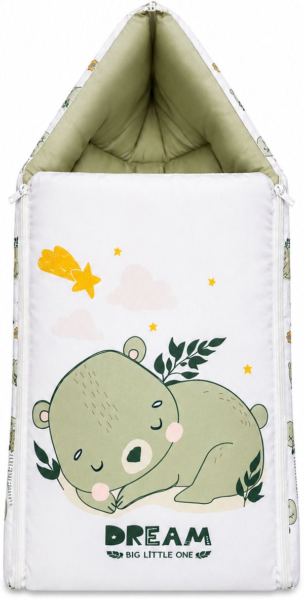 kajaru Cotton Printed 3-in-1 Baby Sleeping Bag & Carry Nest | 0–6 Months, Unisex Sleeping Bag-picture-35
