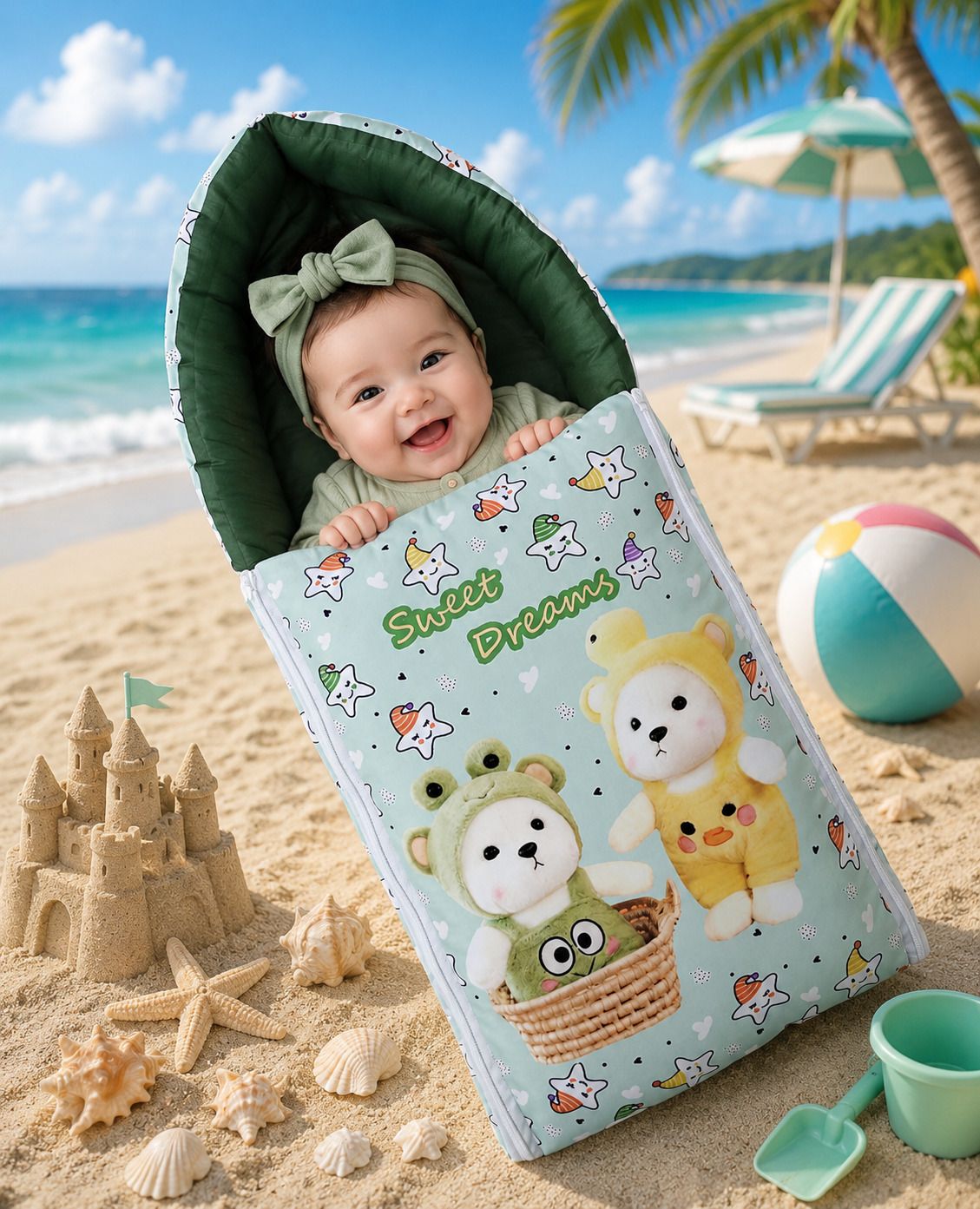PINK BEACH BAG Sleeping Bag-image-45