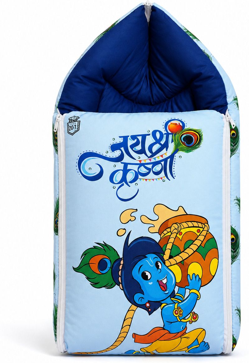 kajaru Cotton Printed 3-in-1 Baby Sleeping Bag & Carry Nest | 0–6 Months, Unisex Sleeping Bag-picture-21