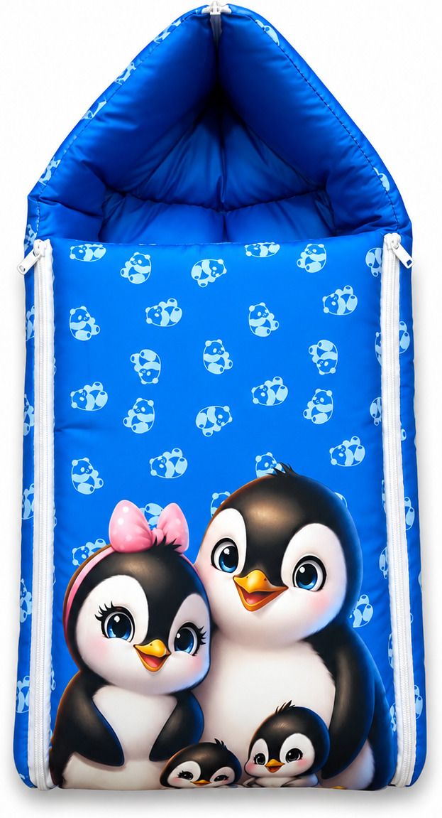 kajaru Cotton Printed 3-in-1 Baby Sleeping Bag & Carry Nest | 0–6 Months, Unisex Sleeping Bag-picture-17