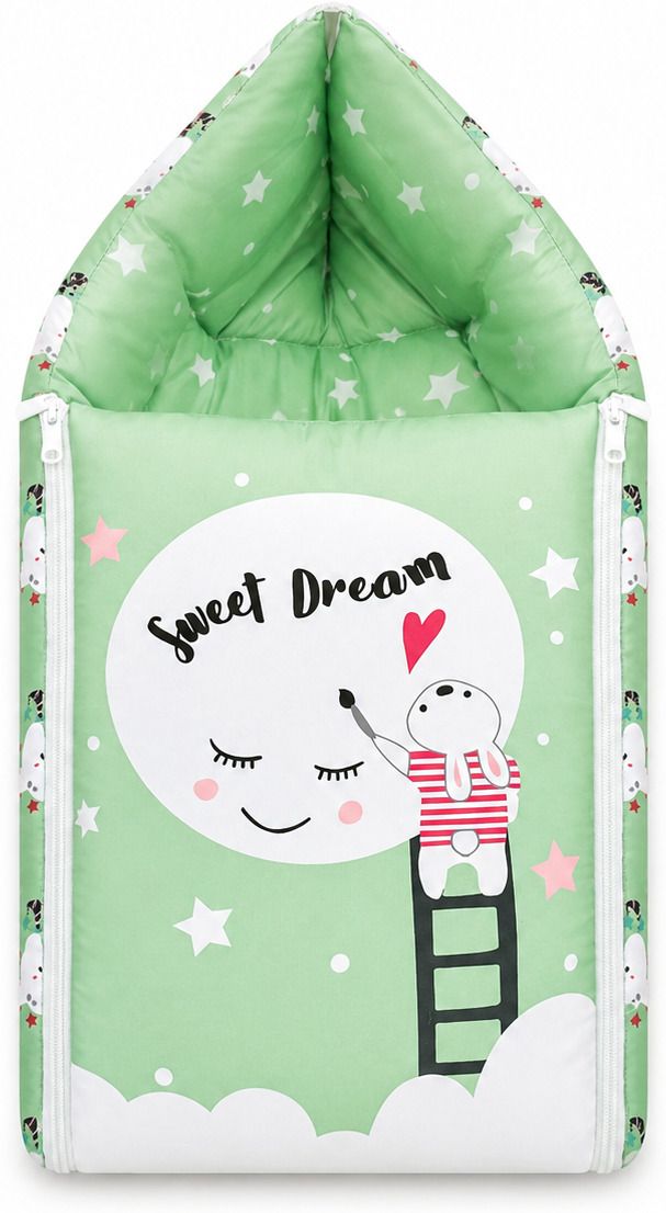 kajaru Cotton Printed 3-in-1 Baby Sleeping Bag & Carry Nest | 0–6 Months, Unisex Sleeping Bag-picture-19