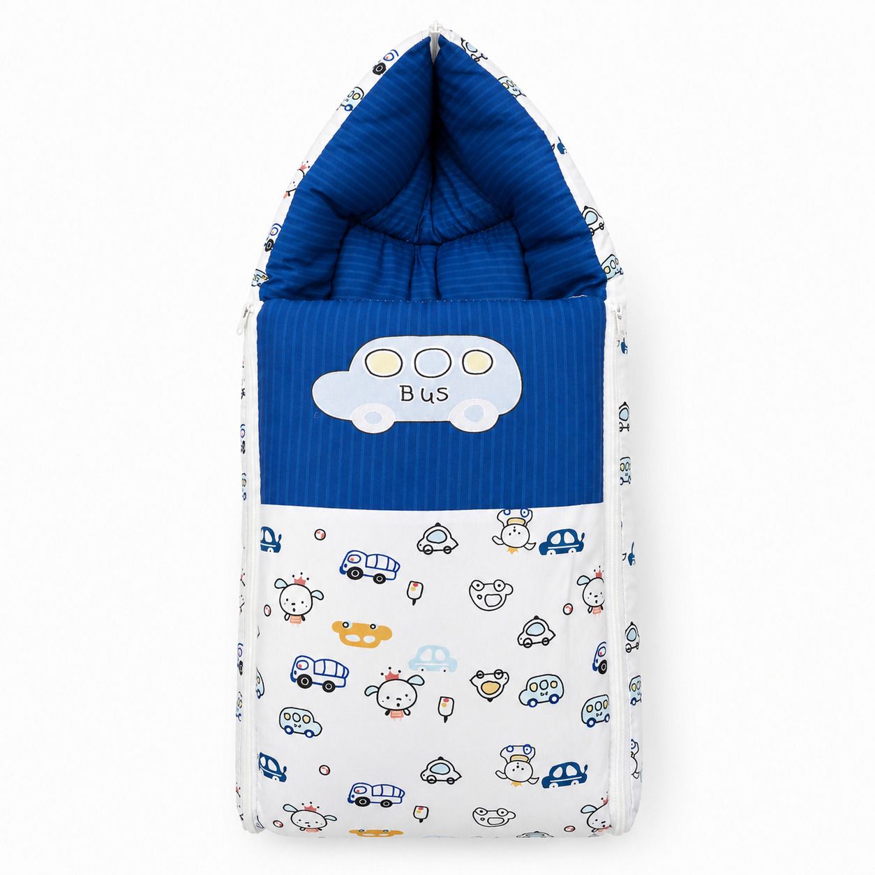 kajaru Cotton Printed 3-in-1 Baby Sleeping Bag & Carry Nest | 0–6 Months, Unisex Sleeping Bag-picture-15