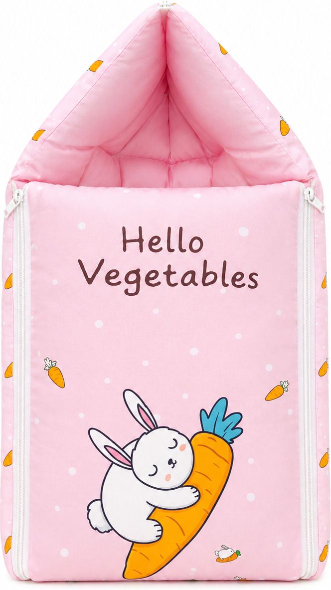 kajaru Cotton Printed 3-in-1 Baby Sleeping Bag & Carry Nest | 0–6 Months, Unisex Sleeping Bag-picture-32