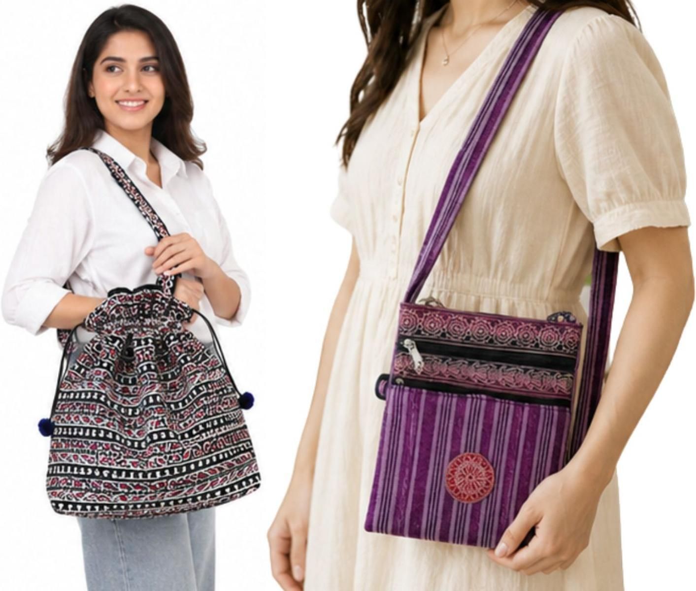 Multicolor Women Sling Bag Simple Elegant Casual Sling Bag for Women-image-32