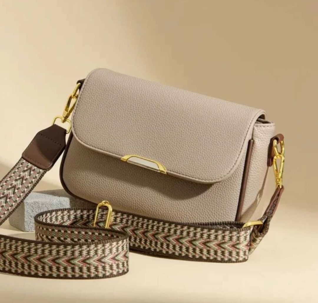 Beige Women Shoulder Bag Premium Looking Women Sling bag With Digital printed strap.-image-47