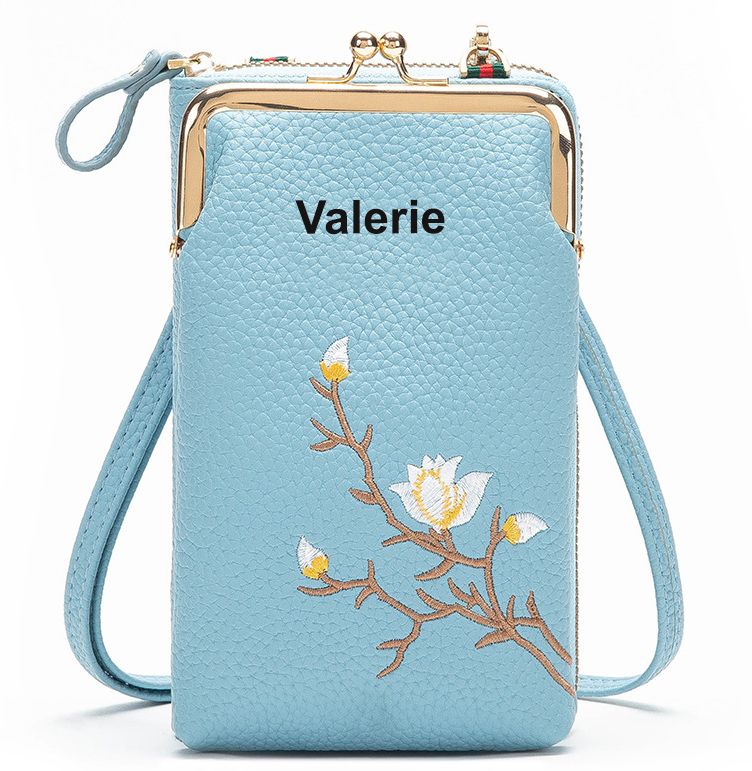 Blue Women Sling Bag Small Crossbody Phone Sling Bag for Women Cell Phone Purse Wallet Shoulder Bag-image-24