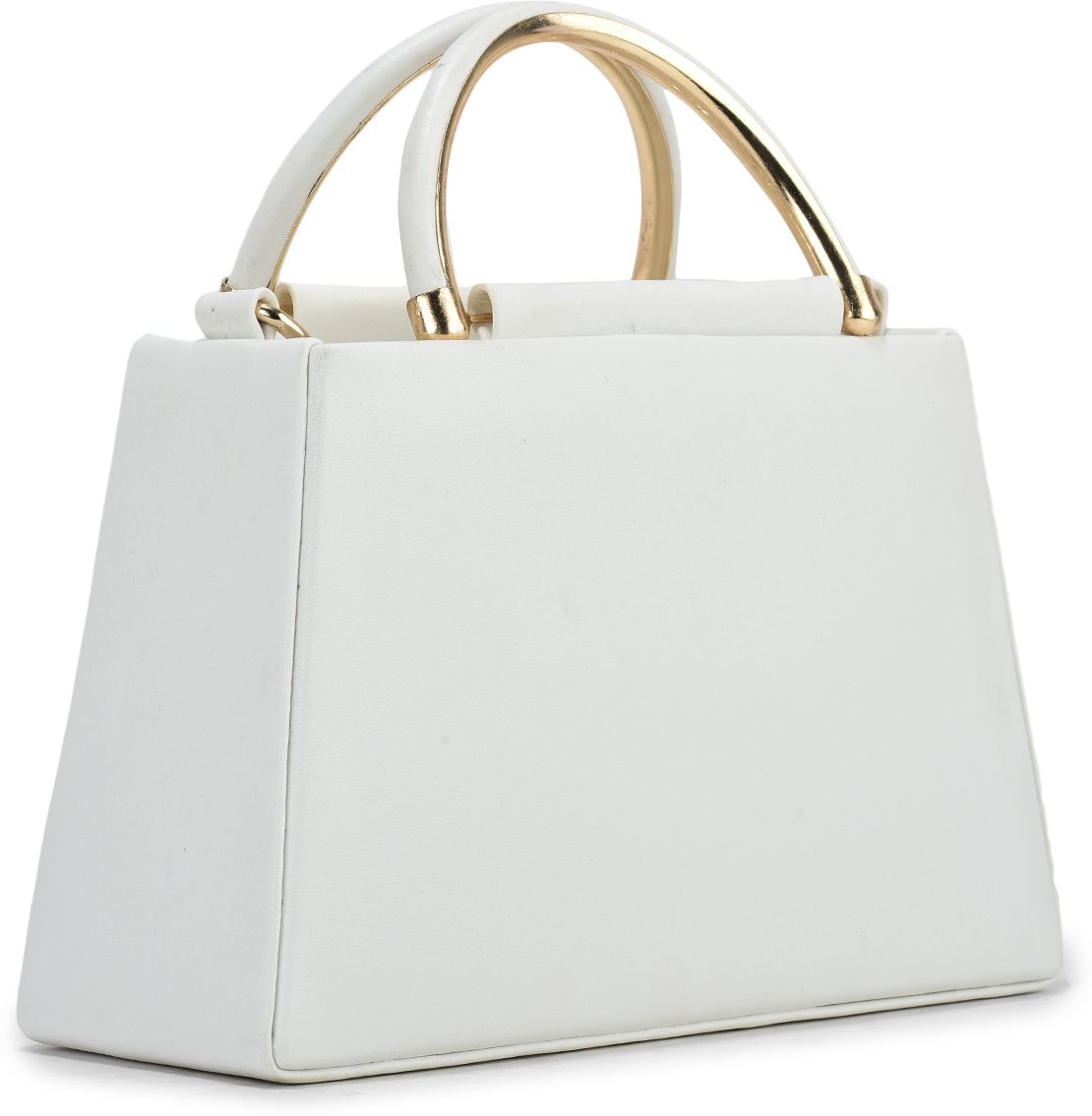 zoker White Women Sling Bag Cg luxury women's handbag with Gold handle and adjustable strap-picture-23