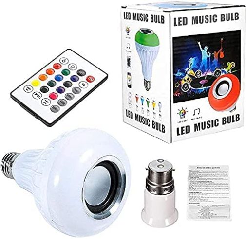 SACRO AT_791A_BULB BLUETOOTH SPEAKER COMPATIABLE WITH ALL SMARTPHONES|DEVICES Smart Bulb-image-7