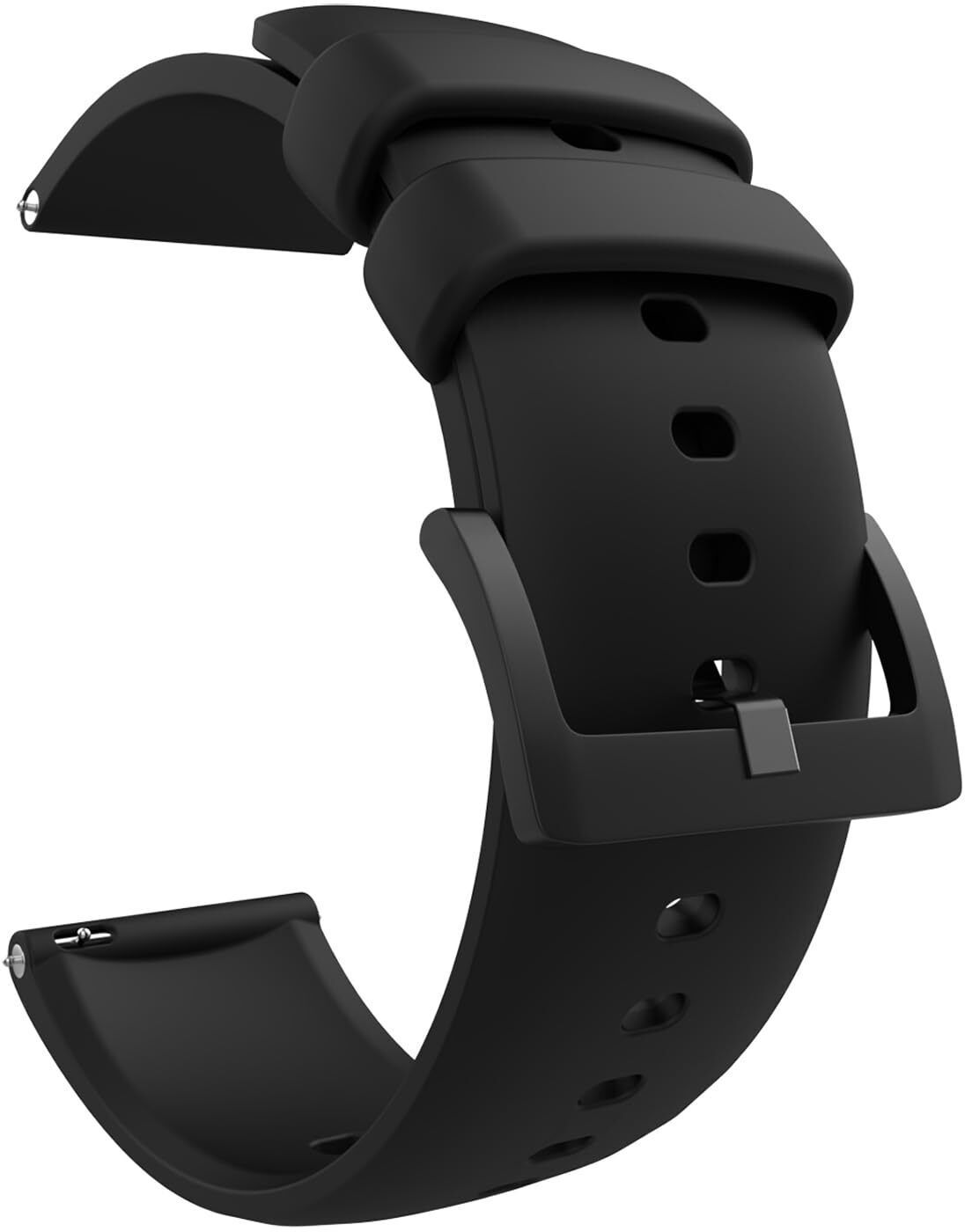sounce 1.9 cm Silicone 22mm Watch Strap with Metal Buckle Compatible with Boat Xtend, Boat Xtend Pro, Noise Colorfit Pulse 2 Max, Grand, Ultra, Go Buzz, Fireboltt Phoenix, Rage, Boat Flash & All Watches Smart Watch Strap-image-44
