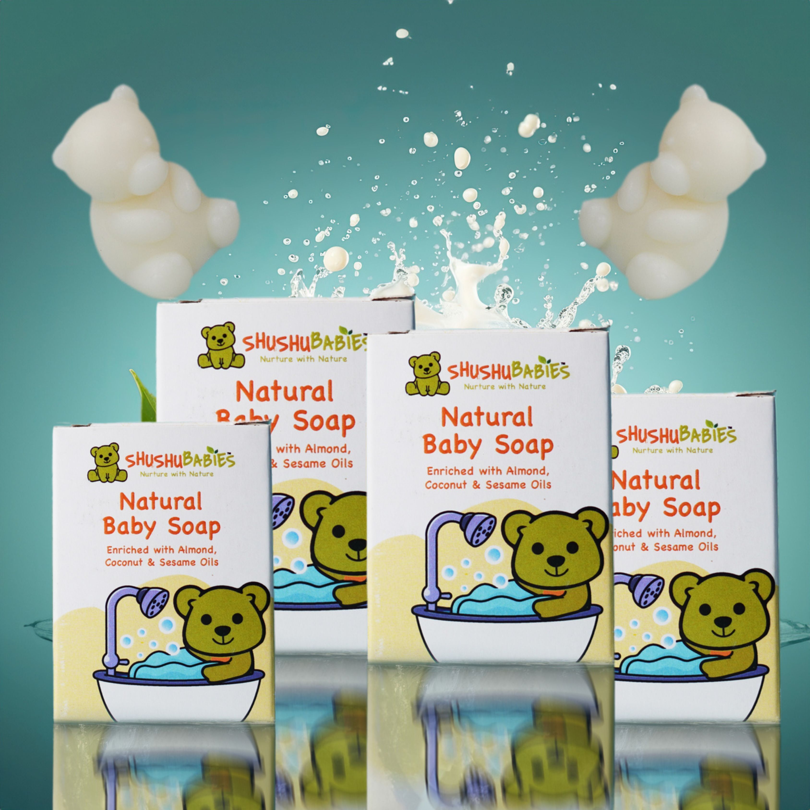 Natural Baby Soap for Babies Daily Body Cleansing Bathing Bar-image-30