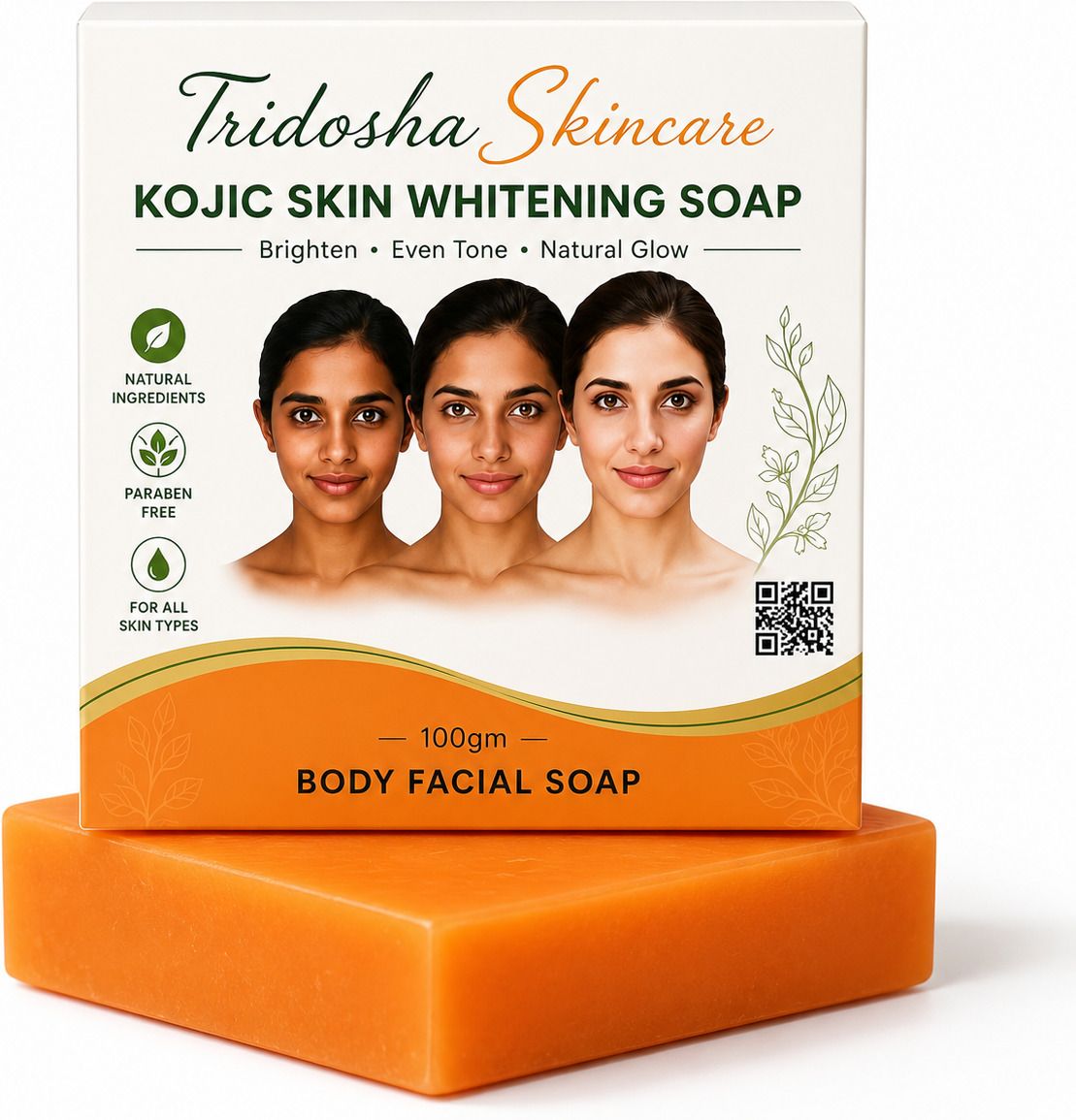 tridosha Skincare Kojic Skin Whitening Soap, Paraben Free-picture-17