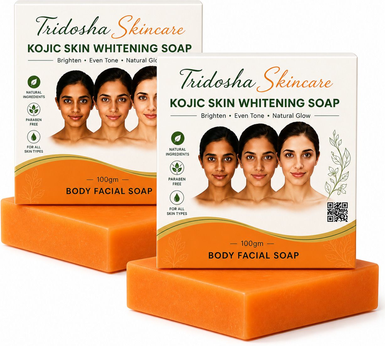 tridosha Skincare Kojic Skin Whitening Soap, Pack of 2-picture-26