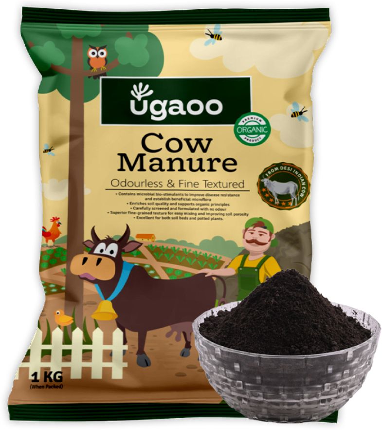 ugaoo Cow Dung Fertilizers for Plants & Home Gardening Manure-picture-26