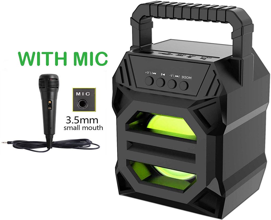 TECHEL WS-03 Karaoke Speaker With Mic compatiable With smartphones MOX37 56 W Bluetooth Party Speaker