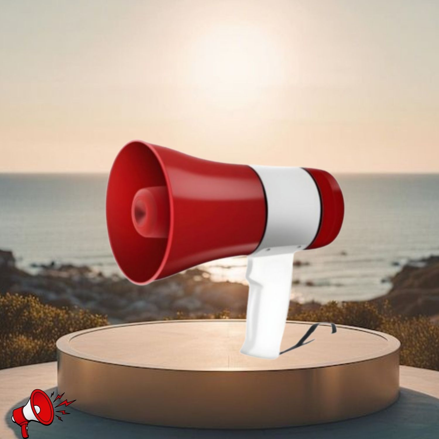 sacro Handheld Megaphone with Siren, Microphone & Rechargeable for Outdoor EventsB174 Megaphone Portable Megaphone Siren Loudspeaker Function &Long Battery BackupA174 Outdoor PA System-picture-38