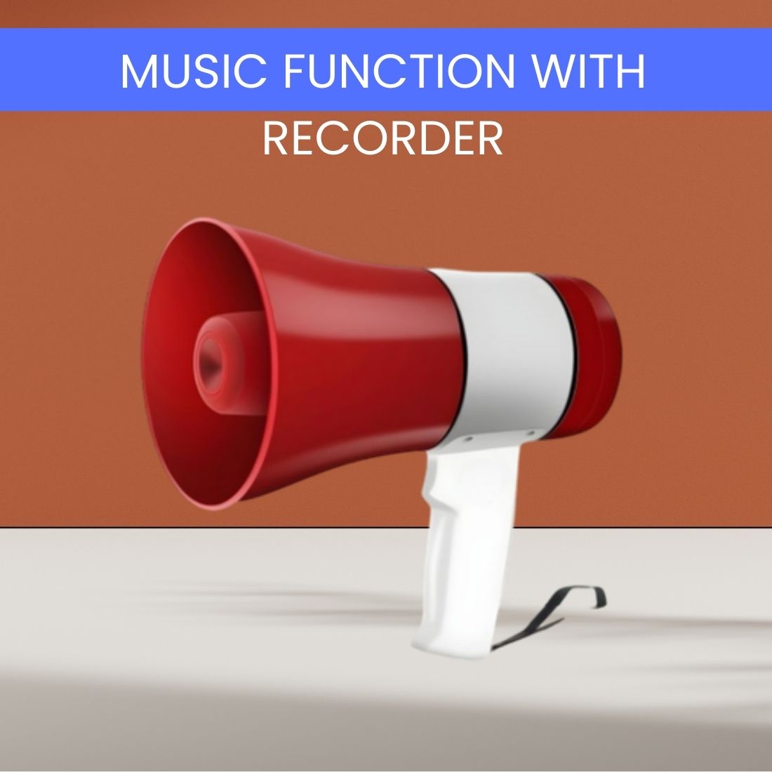 clairbell King Bhopu with High Volume Speaker, Battery Backup and Recording FeatureQ136 Handheld Megaphone and Rechargeable Siren Loudspeaker With USB/Memory CardJ44 Outdoor PA System-picture-26