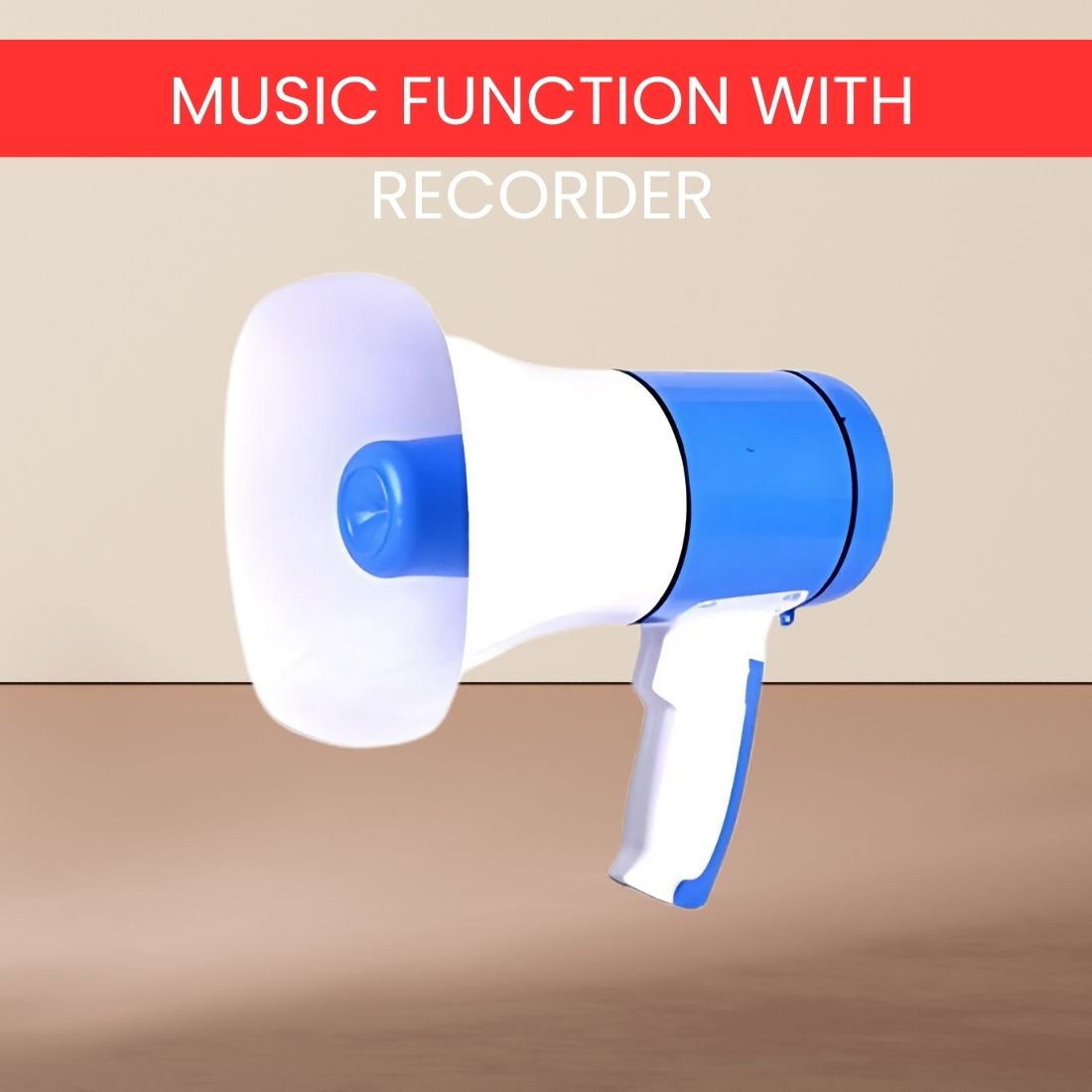 Bhopu Portable Megaphone, Siren Loudspeaker Function & Long Battery LifeA43 Bhopu Portable Megaphone, Siren Loudspeaker Function & Long Battery LifeE43 Outdoor PA System-image-5