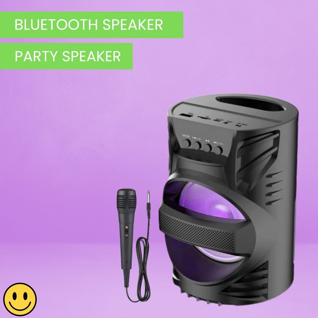 Clairbell LZ (PORTABLE WIRELESS BLUETOOTH SPEAKER)Crystal Clear Sound With Karaoke MicY498 15 W Bluetooth Laptop/Desktop Speaker-image-49