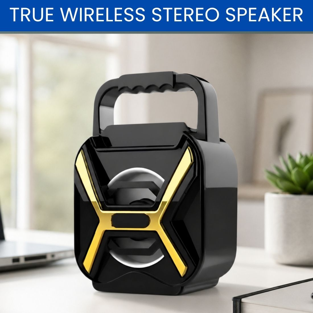GUGGU Premium Bluetooth Speaker Wireless Stereo Speaker with Deep Bass BV414 20 W Bluetooth Home Theatre-image-37