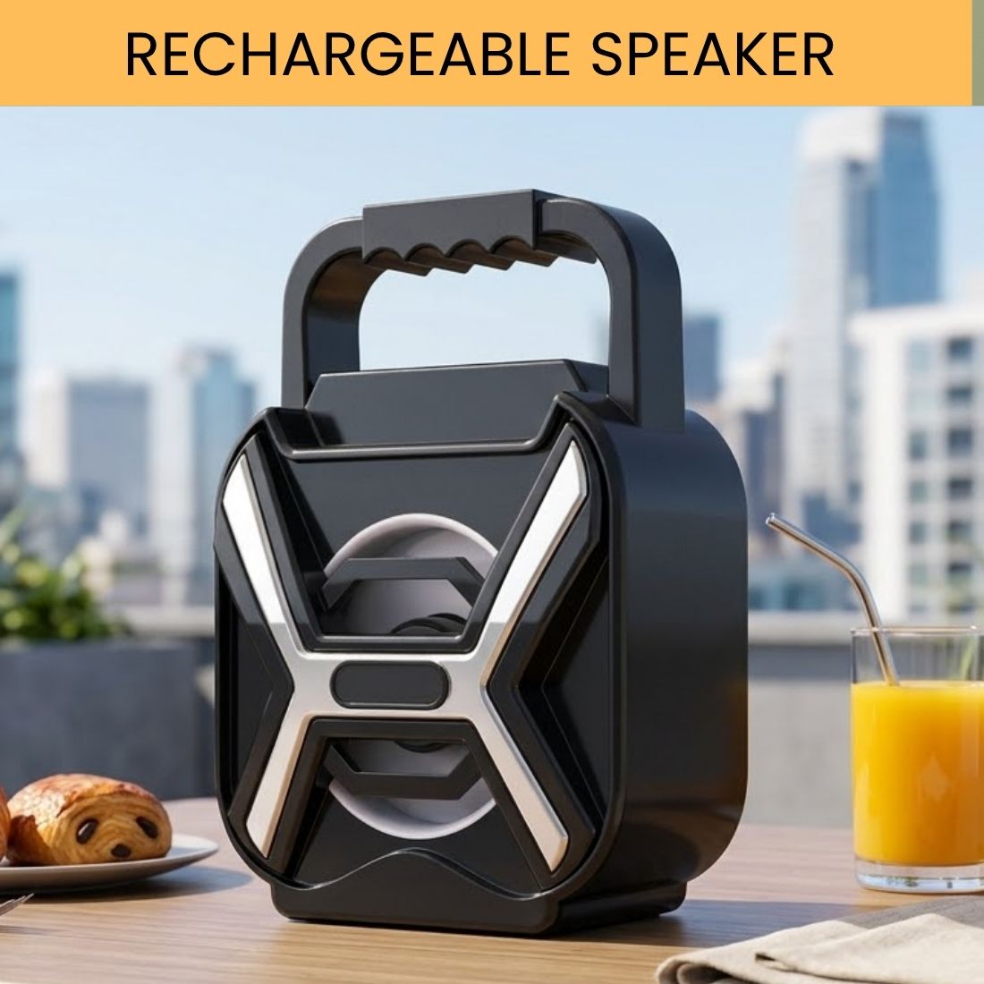 GUGGU Premium Bluetooth Speaker Wireless Stereo Speaker with Deep Bass BX297 20 W Bluetooth Home Theatre-image-49