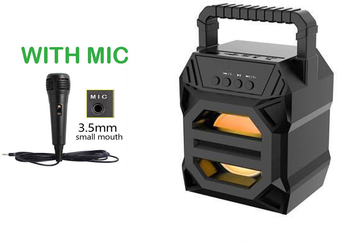 TECHEL WS-03 Karaoke Speaker With Mic compatiable With smartphones MOX12 56 W Bluetooth Party Speaker-image-27