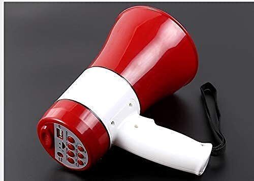 vaibhav enterprises Portable Handheld Megaphone Speaker with Siren & Volume Control (Red/White) Portable Handheld Megaphone Speaker with Siren & Volume Control (Red/White) Outdoor PA System-picture-24
