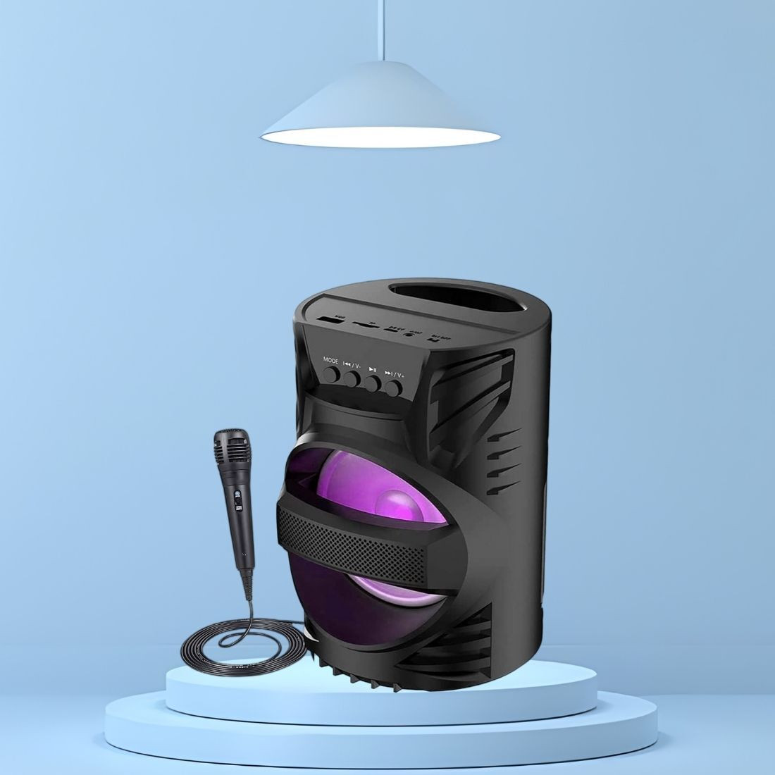 Clairbell DJ Box Speaker with FM Radio, Mic & USB Pen Drive 5W Bluetooth SpeakerMU93 5 W Bluetooth Party Speaker image 1