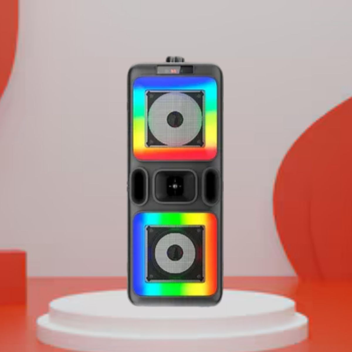 Clairbell DJ Box 40W Bluetooth Speaker with FM Radio, Mic & RGB Light Party SpeakerBN46 40 W Bluetooth Party Speaker image 1