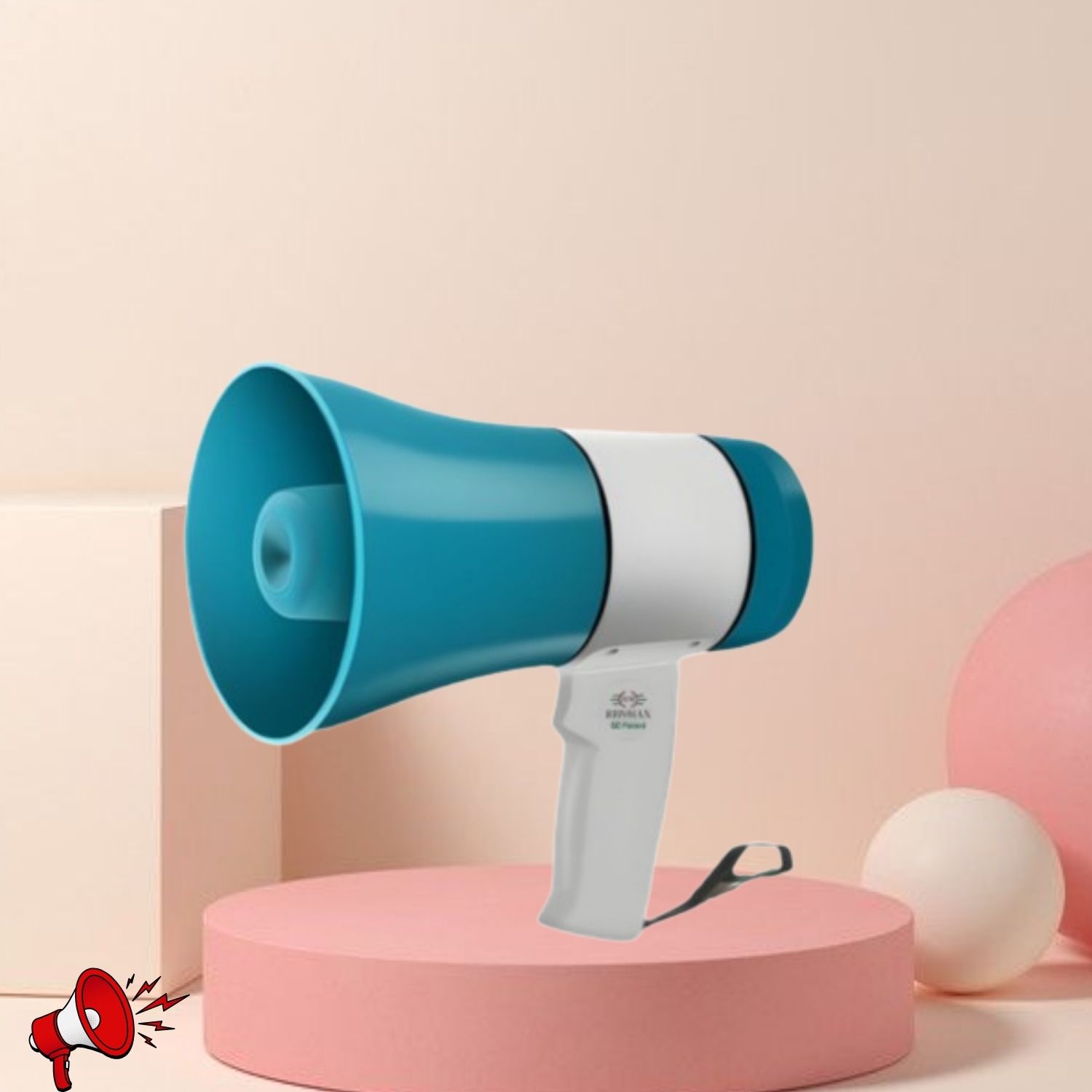 clairbell Handheld Megaphone with Siren, Microphone & Rechargeable for Outdoor EventsB442 Megaphone Portable Megaphone Siren Loudspeaker Function &Long Battery Backupd442 Outdoor PA System-picture-35
