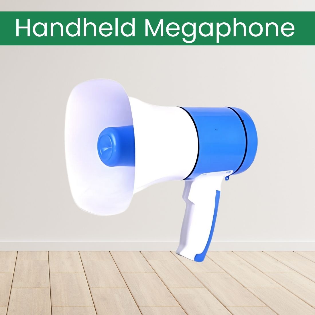 Bhopu Portable Megaphone, Siren Loudspeaker Function & Long Battery LifeR406 Outdoor PA System-image-1