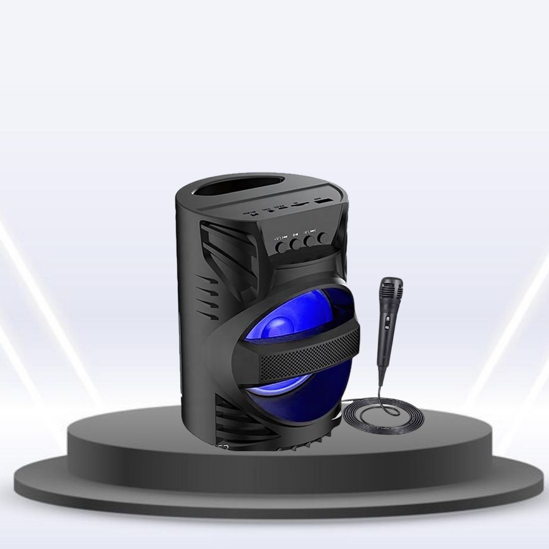 Clairbell DJ Box Speaker with FM Radio, Mic & USB Pen Drive 5W Bluetooth SpeakerMU282 5 W Bluetooth Party Speaker-image-35