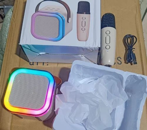 TECHMAZE Party Pop K12 Bluetooth Speaker Wireless Mic T7 10 W Bluetooth Speaker image 1