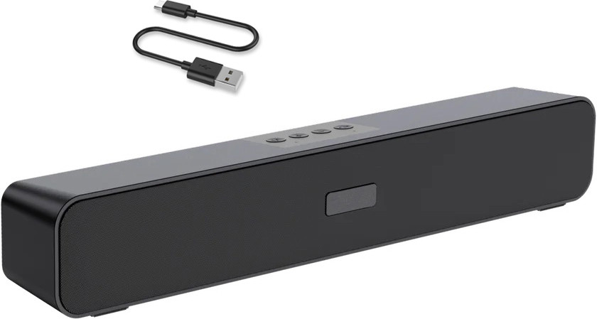 ZSIV Smart Wireless Soundbar | Bluetooth v5.0 Connectivity | 16Watts 2.0 Stereo Sound 16 W Bluetooth Laptop/Desktop Speaker image 1