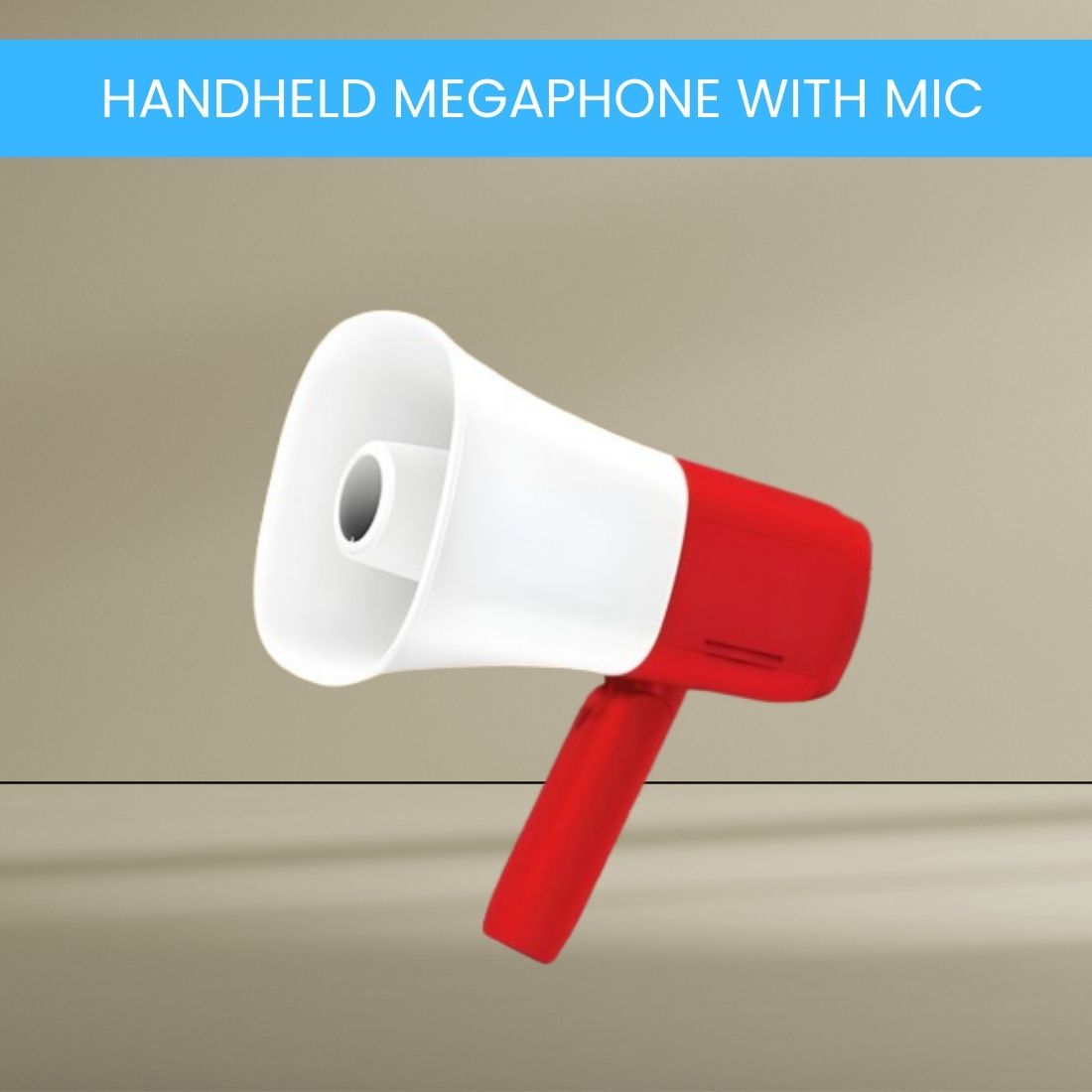 King Bhopu Megaphone Siren Loudspeaker Music Function With Adjustable HandleS434 King Bhopu Megaphone Siren Loudspeaker Music Function With Adjustable HandleP434 Outdoor PA System-image-9