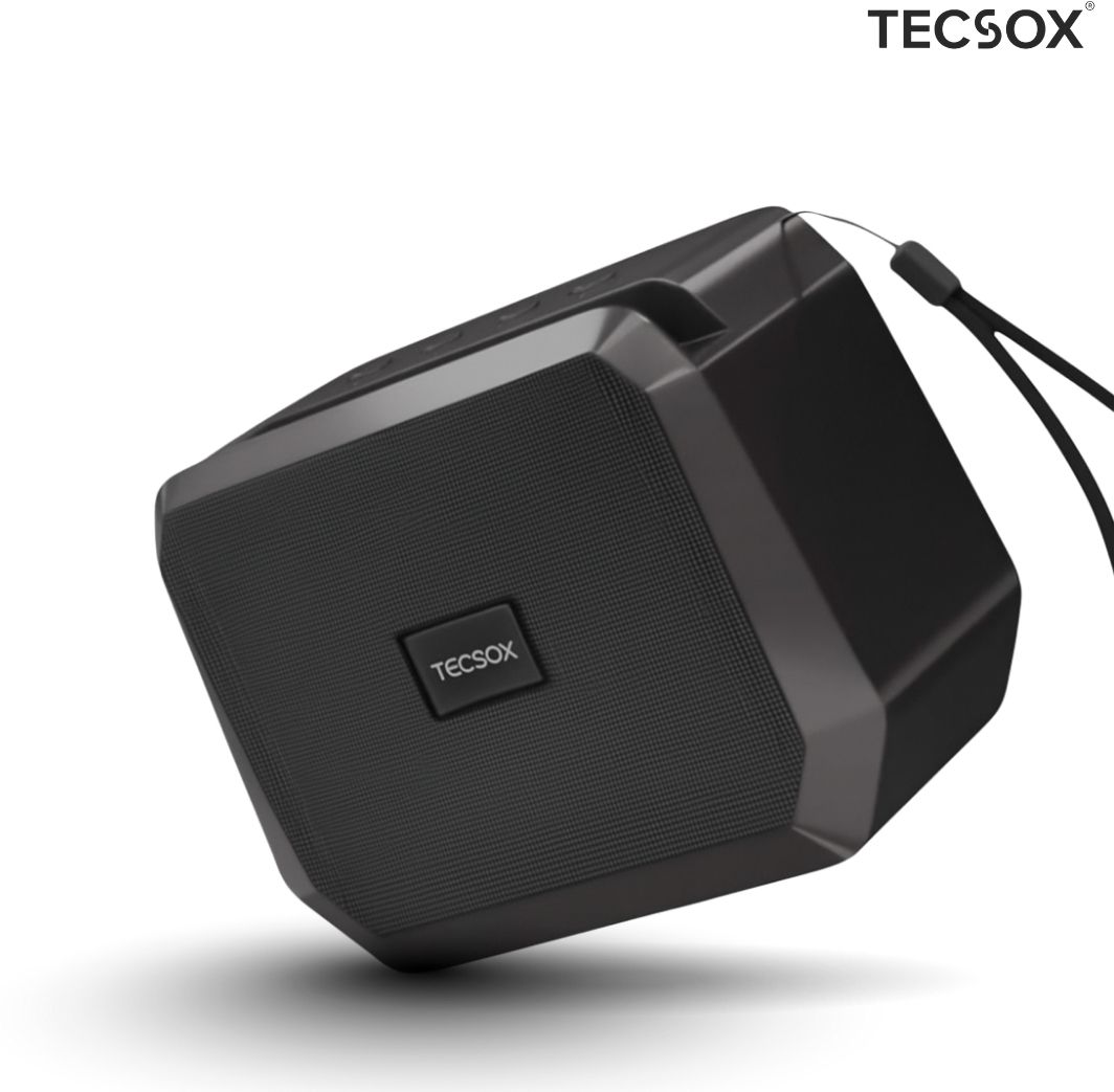 TecSox Blast Pro 12W Speaker Bluetooth V 5.3 with USB,SD card Slot,Aux,3D Bass 12 W Bluetooth Party Speaker-image-2