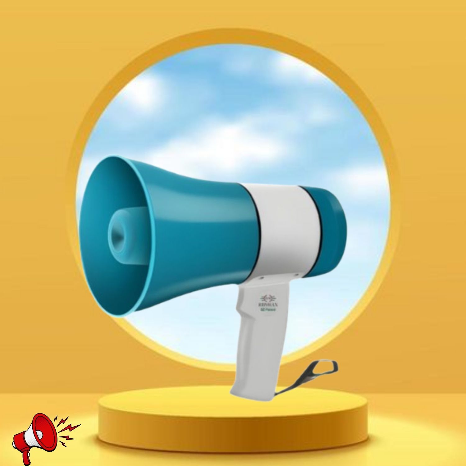 Handheld Megaphone with Siren, Microphone & Rechargeable for Outdoor EventsA251 Megaphone Portable Megaphone Siren Loudspeaker Function &Long Battery BackupA251 Outdoor PA System-image-39