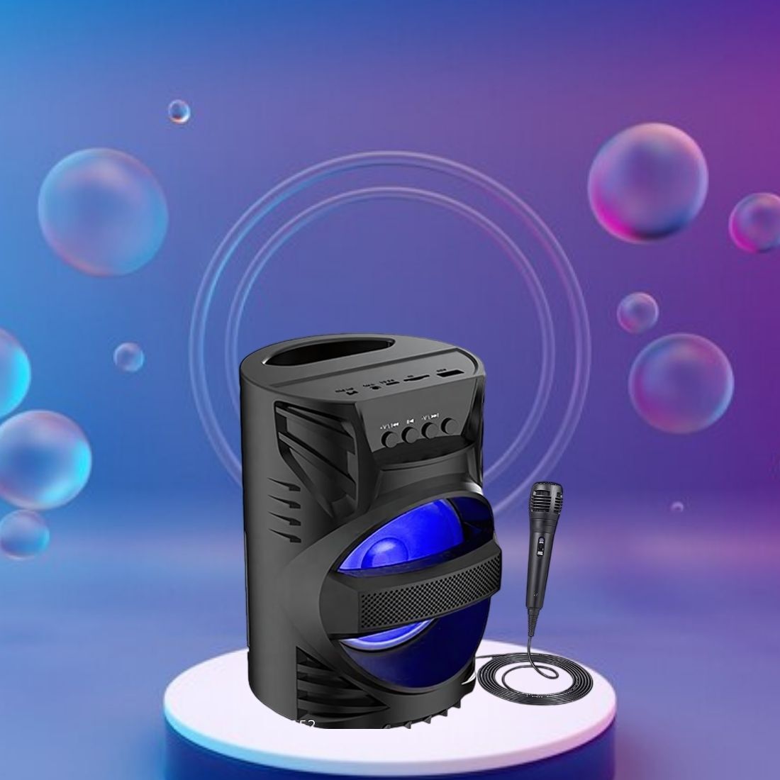 Clairbell DJ Box Speaker with FM Radio, Mic & USB Pen Drive 5W Bluetooth SpeakerMU527 5 W Bluetooth Party Speaker-image-31